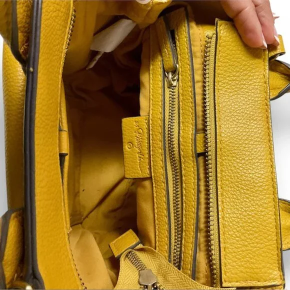 3.1 Phillip Lim Yellow Mini Crossbody Tote | Leather | Designer Bag - Picture 6 of 8